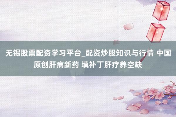 无锡股票配资学习平台_配资炒股知识与行情 中国原创肝病新药 填补丁肝疗养空缺